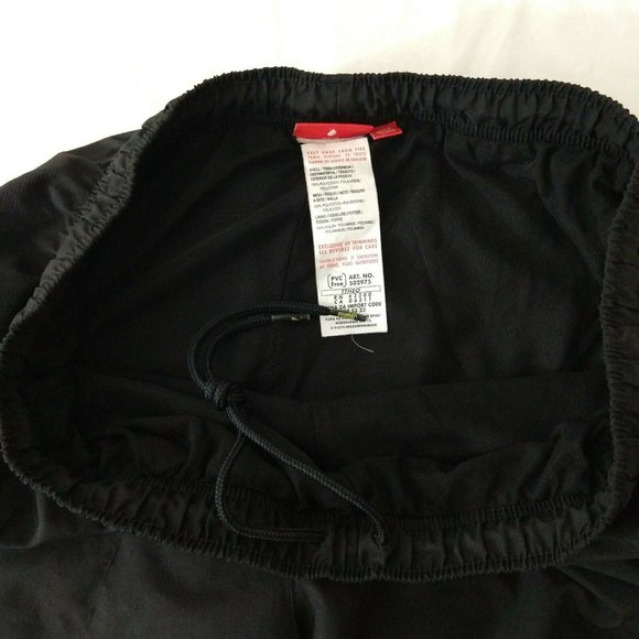 Puma Women's Drawstring Open Hems Ankle Zip Track Pants Black Size XL (33") - Picture 8 of 9